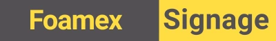 Foamex signage